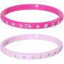 Pink Poppy - Diamante bangle