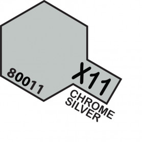 TAMIYA X11 ENAMEL CHR.SILVER