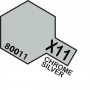 TAMIYA X11 ENAMEL CHR.SILVER
