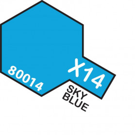TAMIYA X14 ENAMEL SKY BLUE