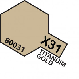 TAMIYA X31 ENAMEL TITAN   GOLD