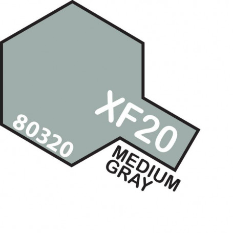TAMIYA XF20 ENAMEL MEDIUM GREY