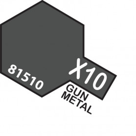 TAMIYA MINI ACRYLIC X-10 GUN METAL