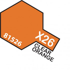 TAMIYA MINI ACRYLIC X-26 CLEAR ORANGE