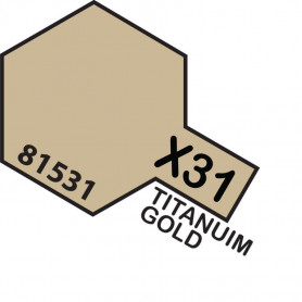TAMIYA MINI ACRYLIC X-31 TITANIUM G