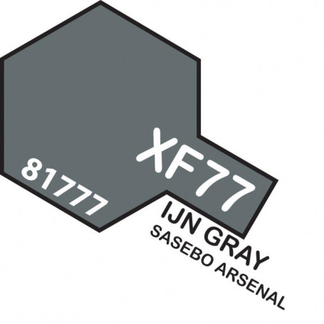 TAMIYA MINI ACRYLIC XF-77 IJN GREY S.