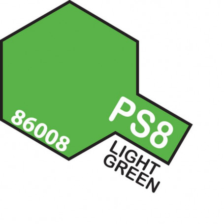 TAMIYA PS-8  SPRAY LGT GRN P.C