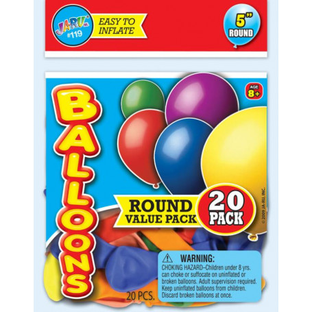 JA RU - 20 ROUND BALLOONS