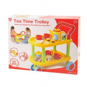 TEA TIME TROLLEY - 23 PCS
