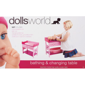 Wooden Bathing and Changing Table