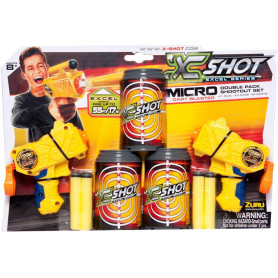 XSHOT Excel - Micro Twin Pk Dart Blasters