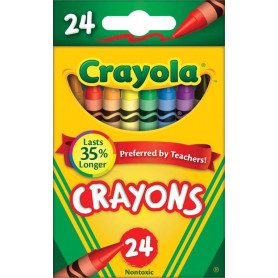 CRAYOLA 24 CRAYON TUCK BOX