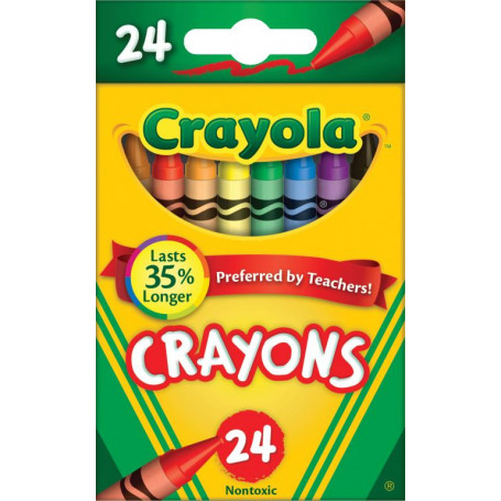 CRAYOLA 24 CRAYON TUCK BOX