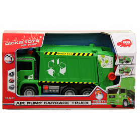 DICKIE AIR PUMP GARBAGE TRUCK, 31 CM