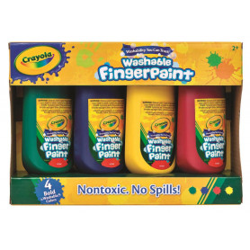 4 Washable Finger Paints