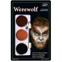 Tri-Colour Make-Up Palette - Werewolf