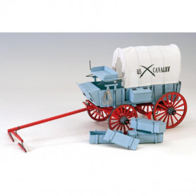 ARTESANIA HORSE DRAWN WAGON US CAVALRY