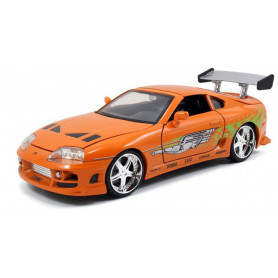 1:24 F&F Brian's Toyota Supra Orange - Fast n Furious Movie