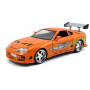 1:24 F&F Brian's Toyota Supra Orange - Fast n Furious Movie