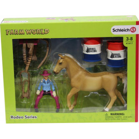 Schleich - Barrel Racing with Cowgirl