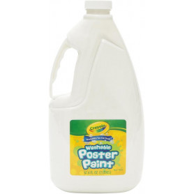 Crayola WASHABLE POSTER PAINT 2 LITRE - WHITE