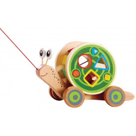 Hape Snail Pull and Play ShapeSorter