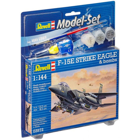 REVELL F-15E STRIKE EAGLE & BOMBS 1:144