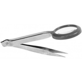 Proedge - 4 1/4" Magnifier    w/Tweezers