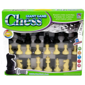 Giant Classic Chess Game - 92x65cm Mat & Accs