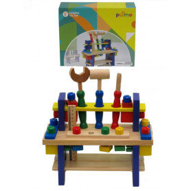 42 Pcs Work Bench Activity Centre - Bright Rainbow Colours