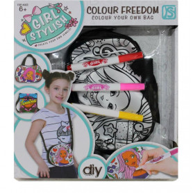 Colour Your Own Fashion Bag - DIY Design Fun, Asst
