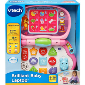 VTECH Brilliant Baby Laptop - Pink