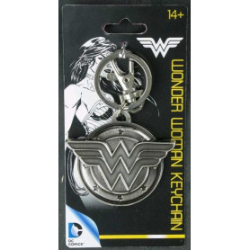 Wonder Woman Logo Pewter Keychain