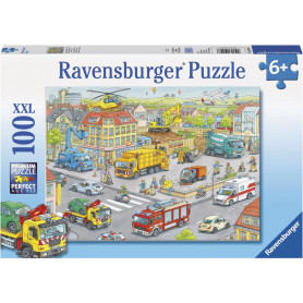 Ravensburger - Vehicles in the City Puzzle 100pc