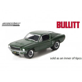 Green Light 1:64 Bullitt 1968 Ford Mustang GT Fastback Movie