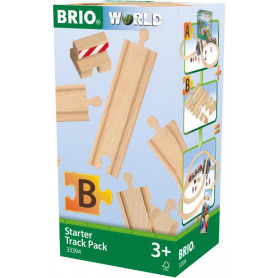 BRIO Tracks - Starter Track Pack "B", 13 pieces