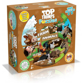 Farm Animals Top Trumps Puzzle