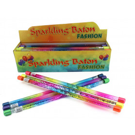 MULTI COLOUR UV GLITTER WAND (46CM)