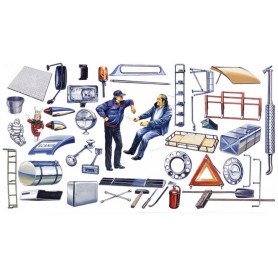 ITALERI 1/24 TRUCK SHOP ACCESSORIES