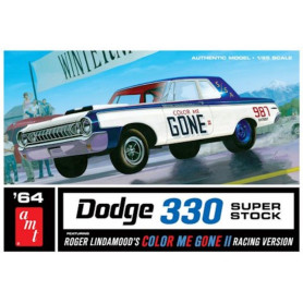 1:25 Colour Me Gone II 1964 Dodge 330 Super Stock Plastic Kit
