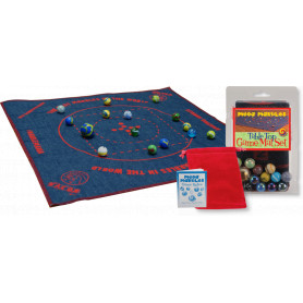 Table Top Game Mat & Marbles Set