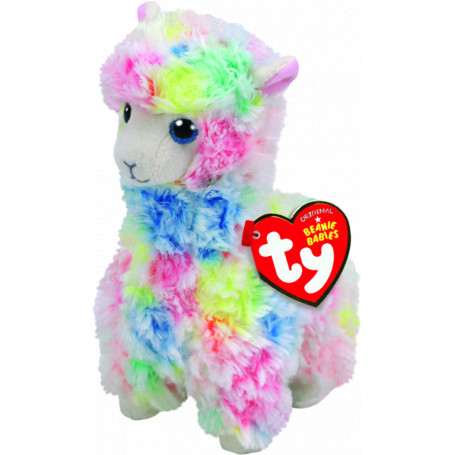 Beanie Babies Med Lola Multi Llama