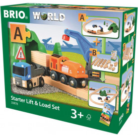 BRIO Set - Starter Lift & Load Set "A", 19 pieces
