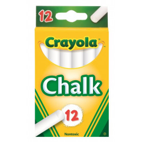 CRAYOLA 12 WHITE CHALK