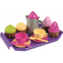 Cup Cake Coffee Set With Serving Tray