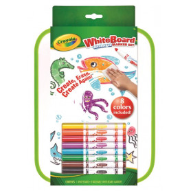 Dry Erase Board with 8ct washable Markers