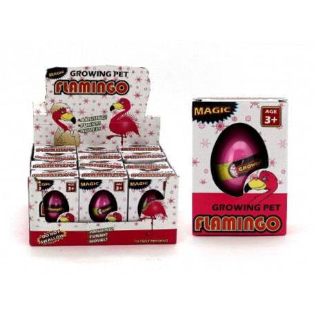 GROWING FLAMINGO IN EGG