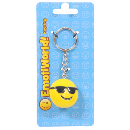 EMOTI KEY/BAG BLING RING 4 ASSTD
