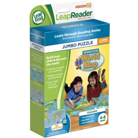 LeapReader Discovery Set: Jumbo Puzzle Map
