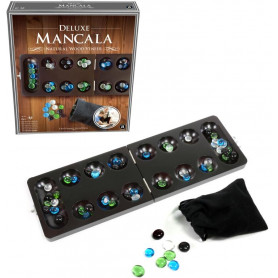 Craftsman Natural Wood Veneer Deluxe Mancala Set